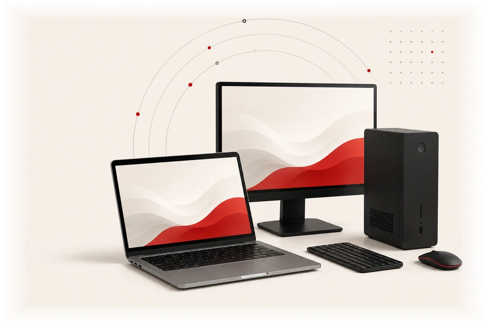 Equipo de Usuario Final: laptops, desktops y workstations